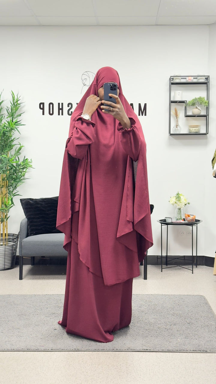 ROBE LONGUE & khimar - En pré-commande