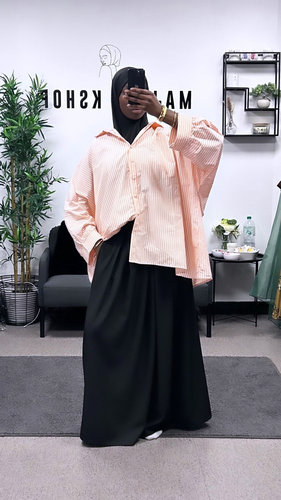 CHEMISE AMPLE À RAYURES