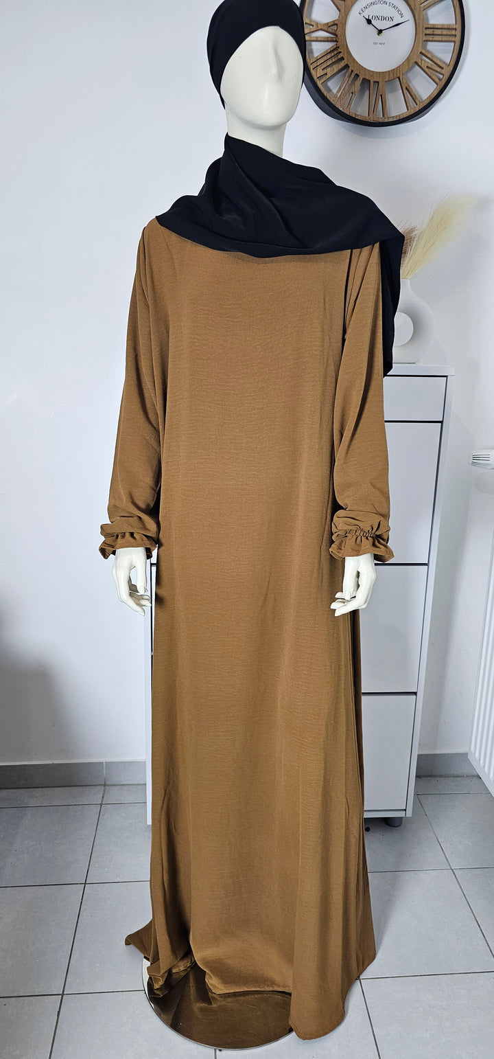 Long tulip sleeve dress