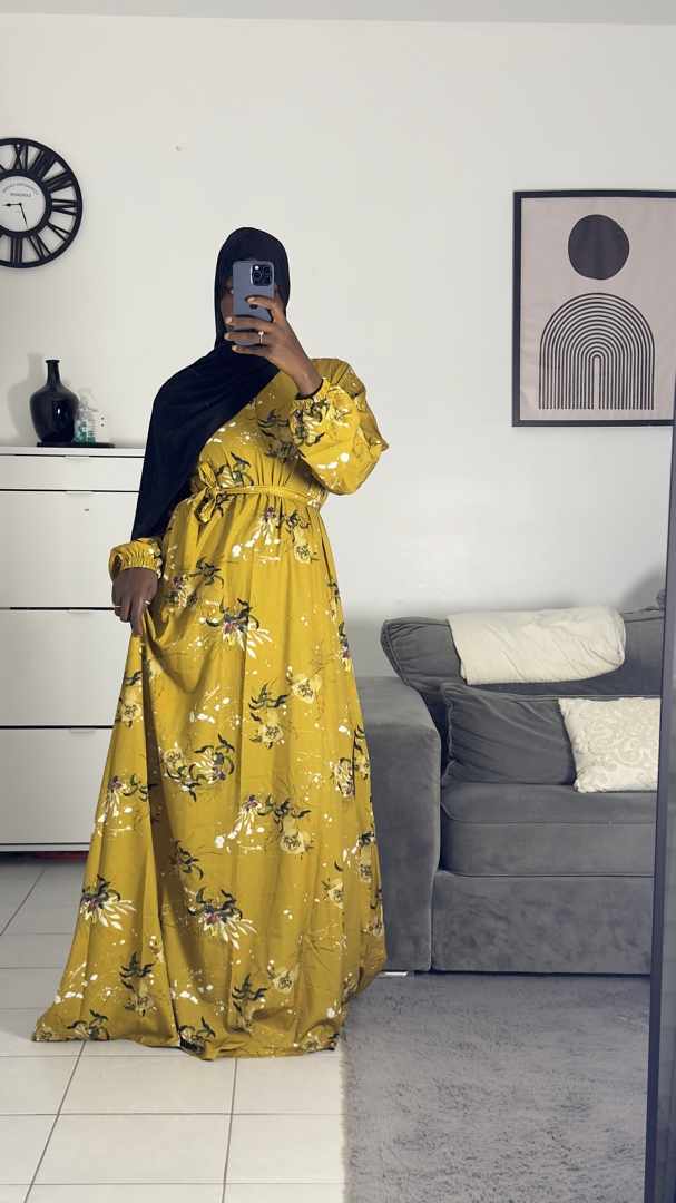 ROBE FLEURI GRANDE TAILLE