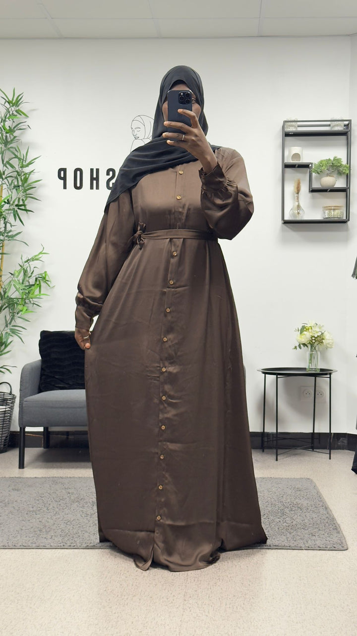ROBE CHEMISE SATIN LUXERY