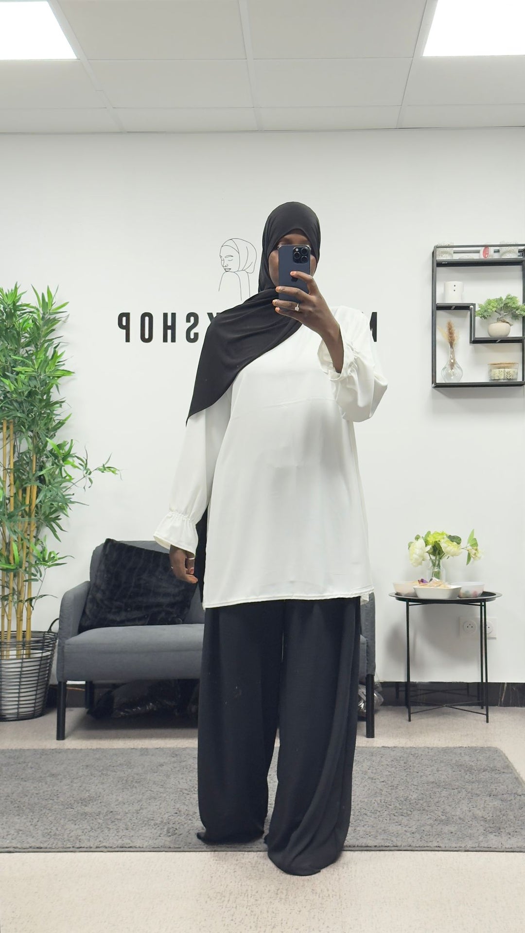 High sleeve tulip in silk