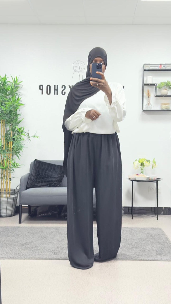 High sleeve tulip in silk