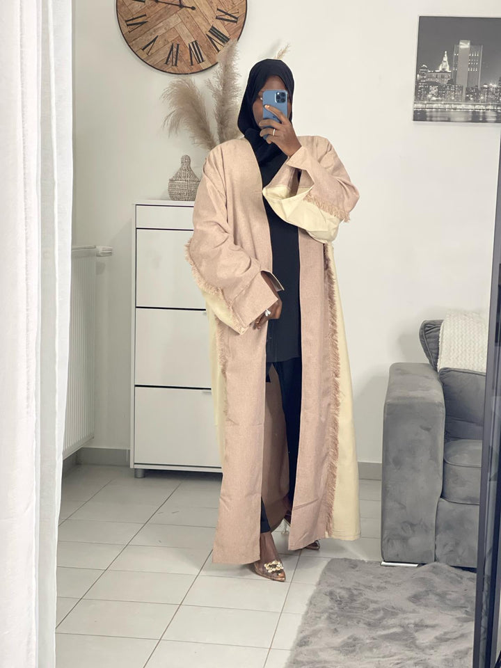 Two-tone kimono