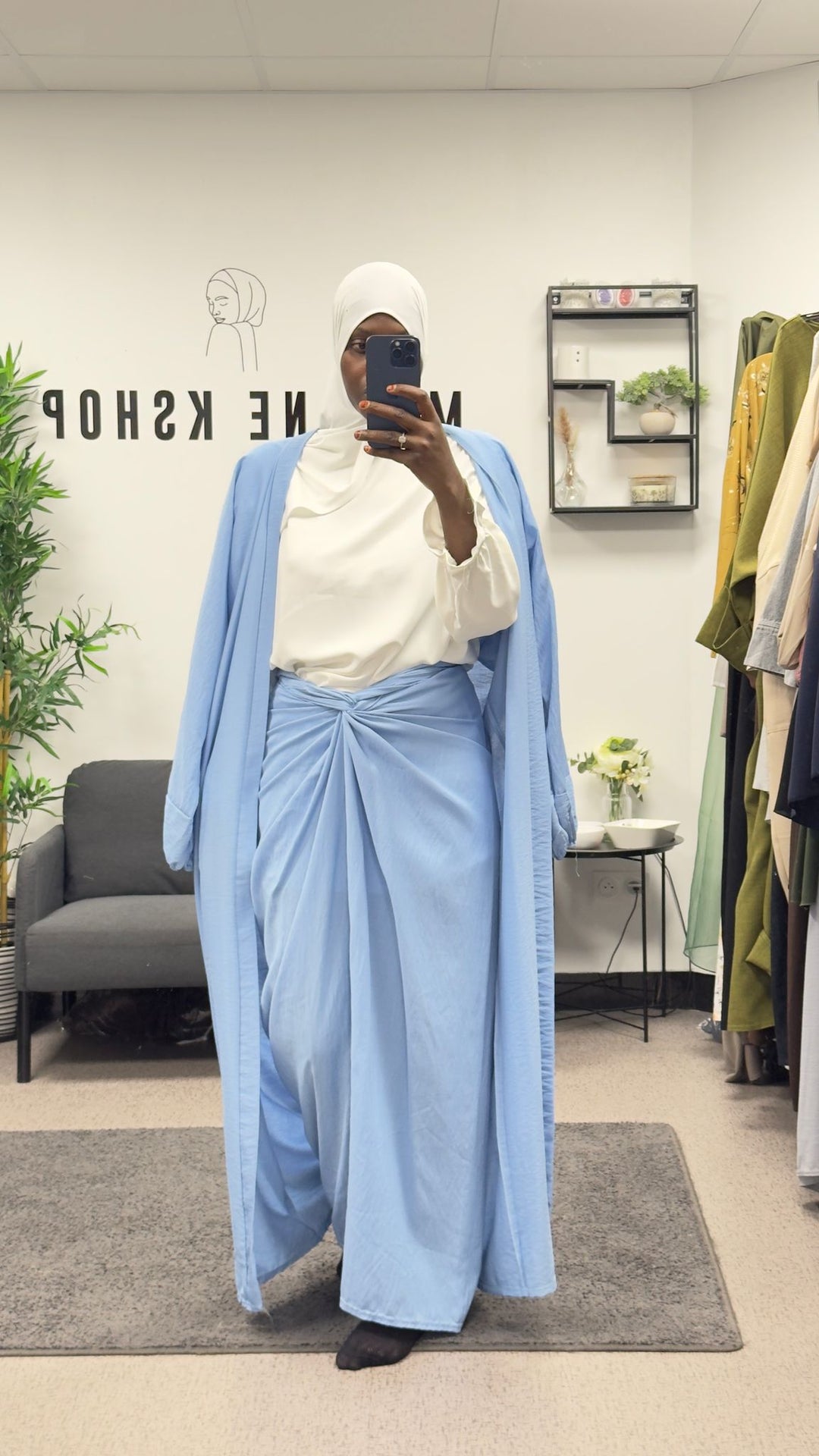 Kimono & jupe a nouer