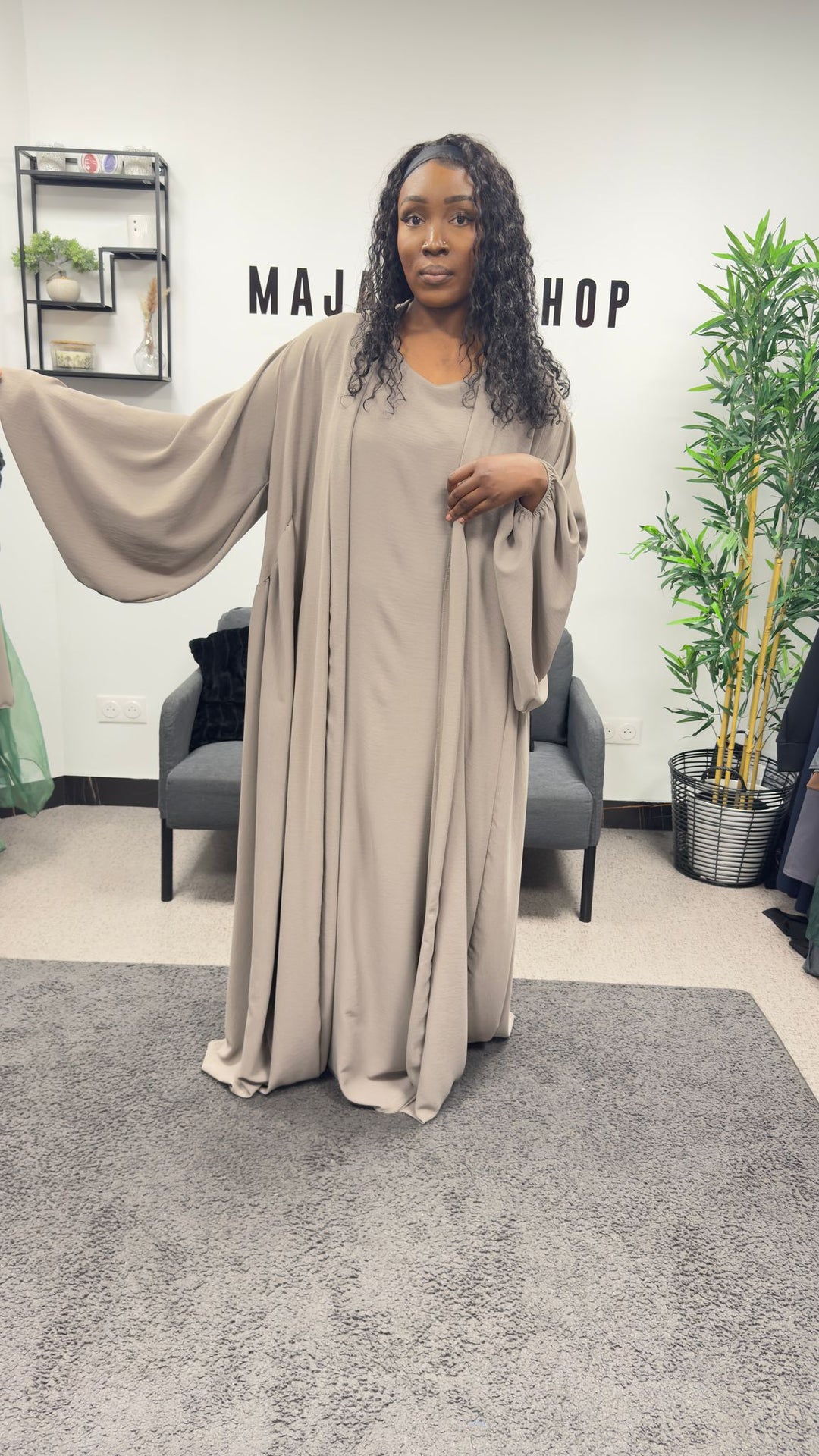 Kimono et robe sans manches jazz