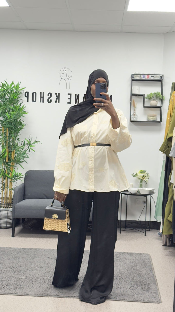 Pantalon satin
