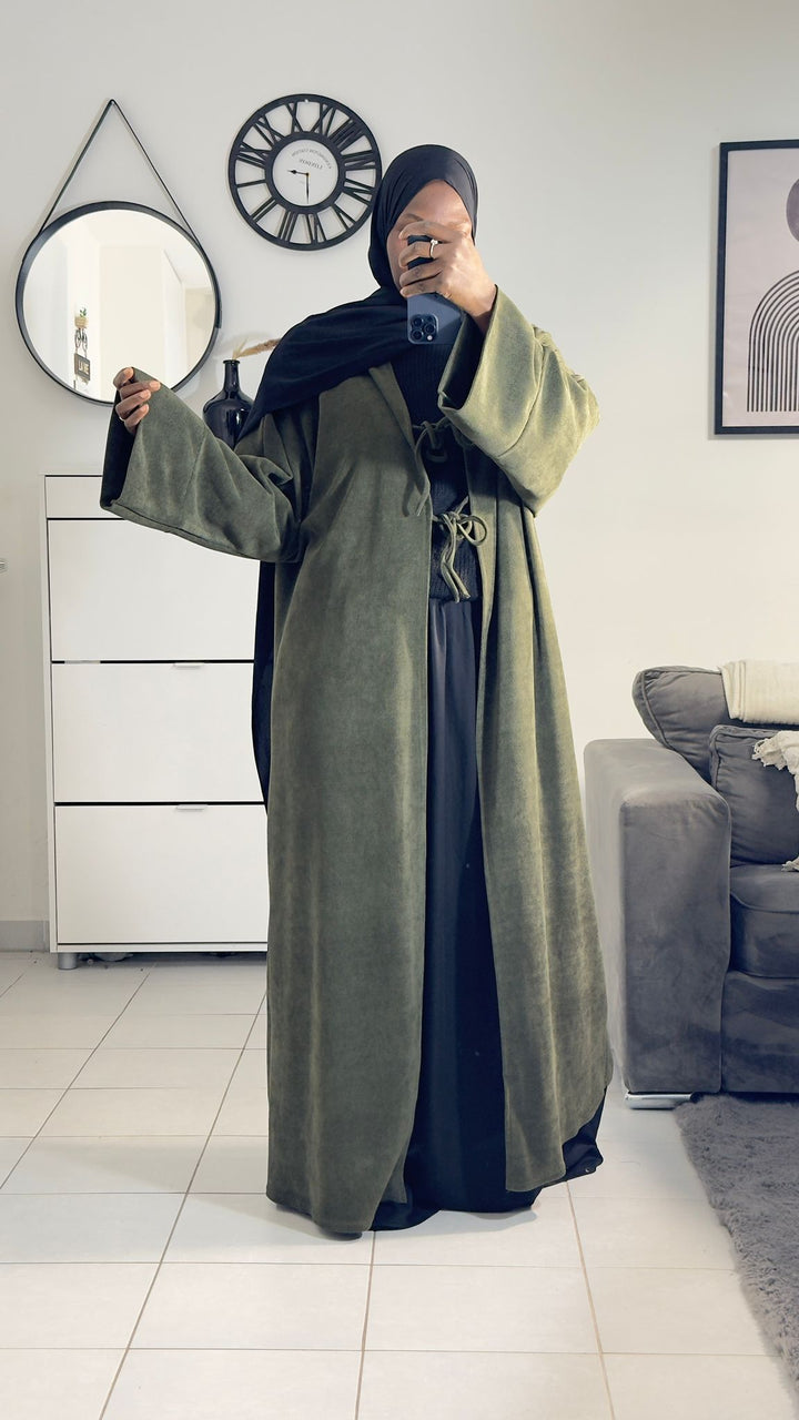 Kimono velours côtelé