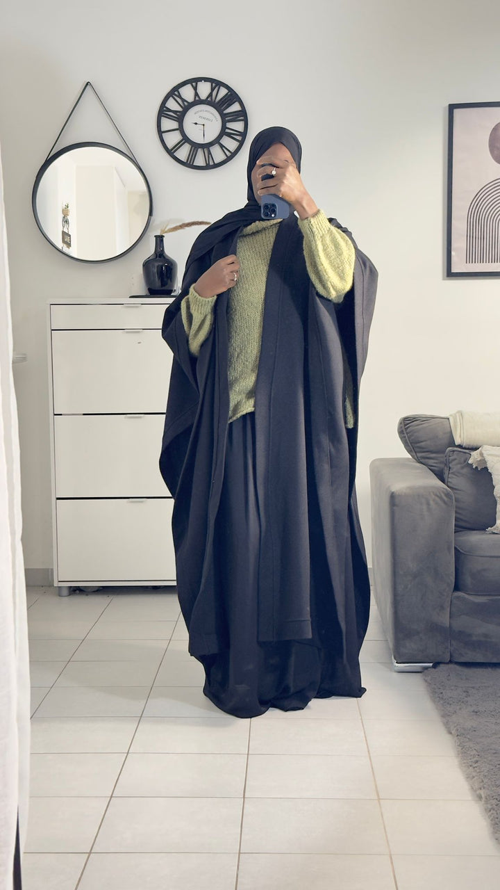 MANTEAU PONCHO LONG