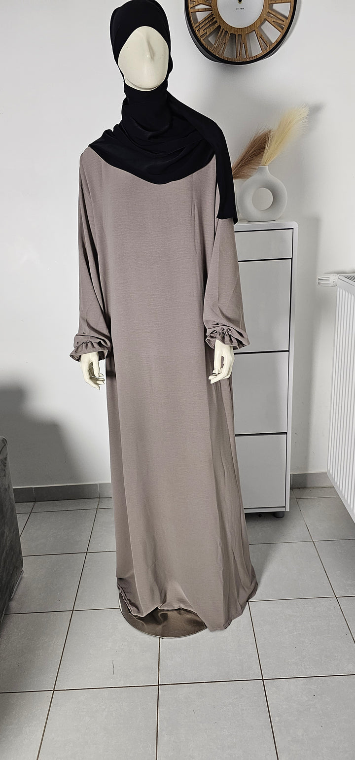 Long tulip sleeve dress