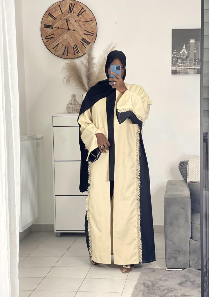 Two-tone kimono