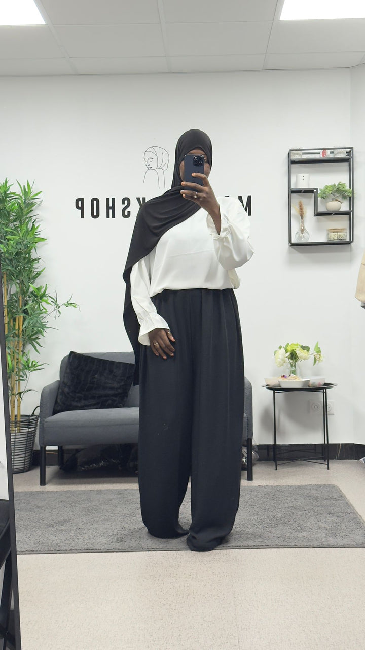 High sleeve tulip in silk