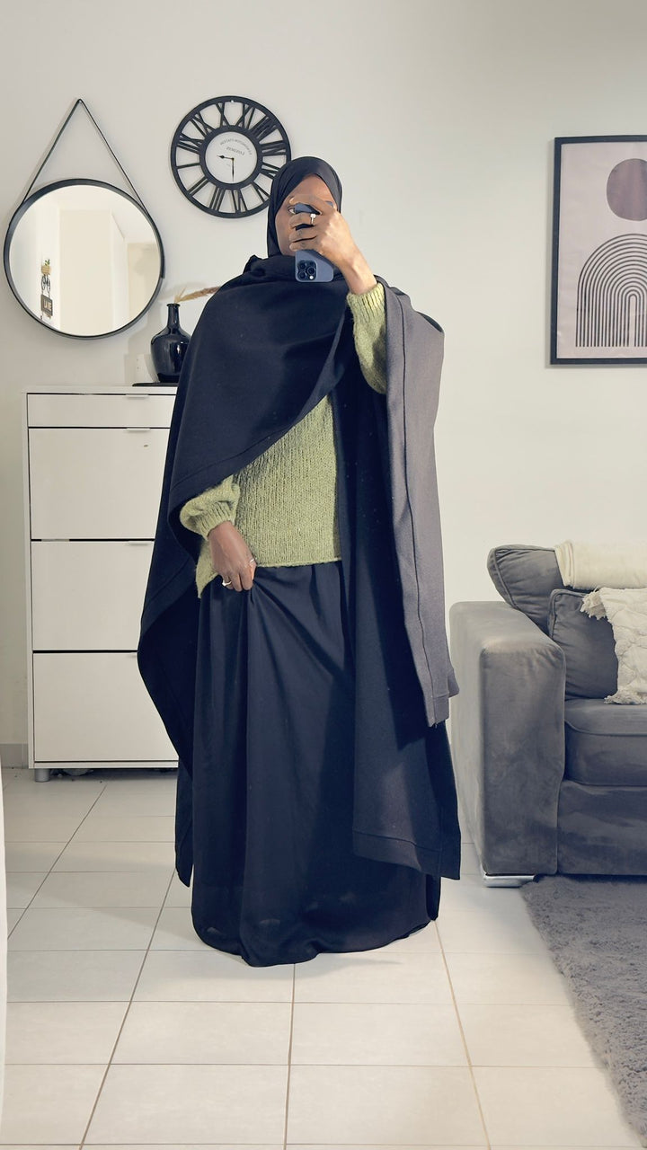 MANTEAU PONCHO LONG