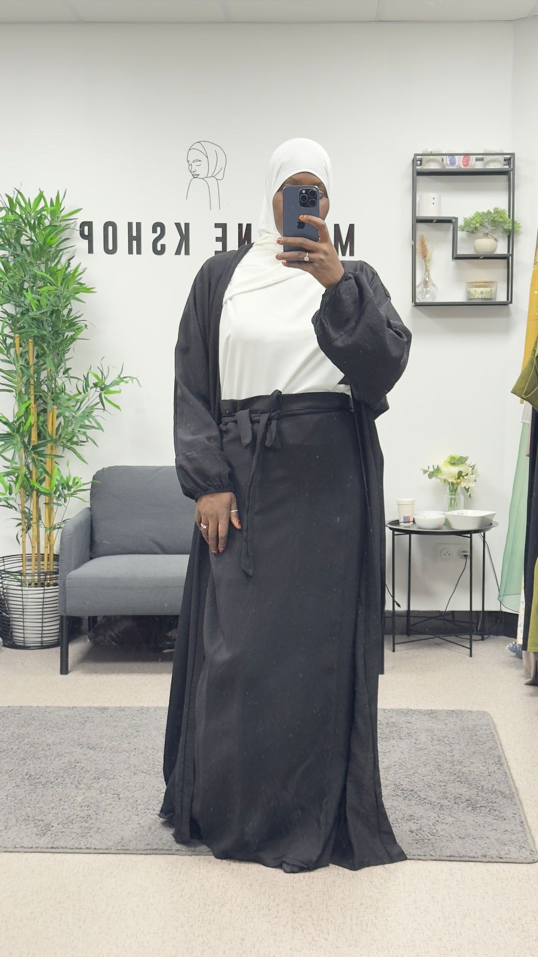 Kimono & jupe a nouer