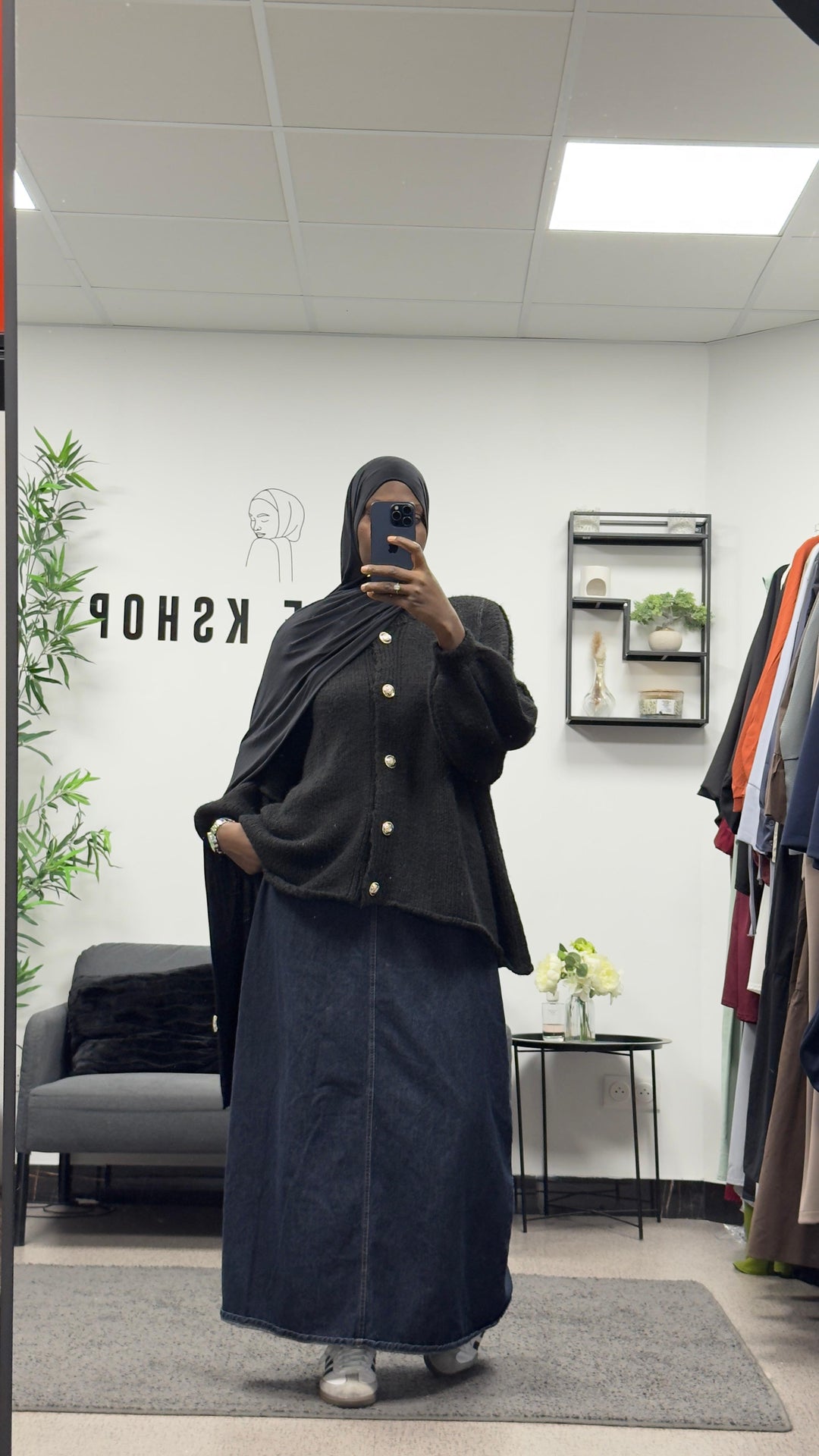 Cardigan oversize a boutons